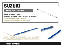 Suzuki JIMNY 98-18 / 18- Bakre Panhardstag V2. (Förstärkt Gummi + Pillowball) - 1Delar/Set Hardrace